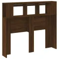 Tête de lit à LED chêne marron 120x18,5x103,5cm bois ingénierie