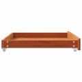 Tiroirs de lit de jour 2 pcs cire marron bois de pin massif