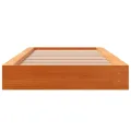 Cadre de lit cire marron 90x190 cm bois de pin massif