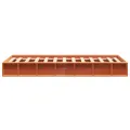 Cadre de lit cire marron 90x200 cm bois de pin massif