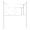 Tête de lit métal blanc 100 cm