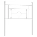 Tête de lit métal blanc 100 cm