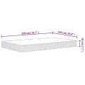 Matelas à ressorts bonnell moyen 100x200 cm