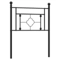 Tête de lit métal noir 80 cm