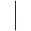 Tête de lit métal noir 100 cm