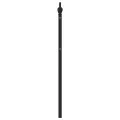 Tête de lit métal noir 180 cm