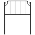 Tête de lit métal noir 80 cm