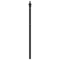 Tête de lit métal noir 80 cm
