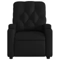 Fauteuil de massage inclinable Noir Similicuir