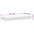 Matelas à ressorts bonnell moyen 90x190 cm