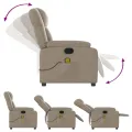 Fauteuil de massage inclinable Cappuccino Similicuir