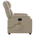 Fauteuil de massage inclinable Cappuccino Similicuir