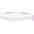 Matelas à ressorts ensachés moyen 180x200 cm
