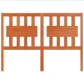 Tête de lit cire marron 135 cm bois massif de pin