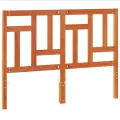 Tête de lit cire marron 135 cm bois massif de pin