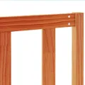 Tête de lit cire marron 135 cm bois massif de pin