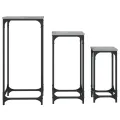 Tables d’appoint gigognes 3 pcs sonoma gris bois d'ingénierie