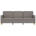 Canapé à 3 places Taupe 180 cm Tissu