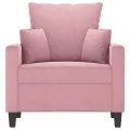 Fauteuil Rose 60 cm Velours
