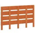 Tête de lit cire marron 120 cm bois massif de pin