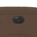 Fauteuil inclinable électrique Marron Tissu