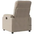 Fauteuil inclinable de massage électrique taupe