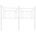 Tête de lit métal blanc 150 cm