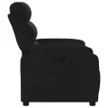 Fauteuil inclinable Noir Tissu