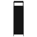 Armoire à chaussures noir 75x34x112 cm bois d'ingénierie