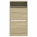 Armoire à chaussures chêne sonoma 60x34x116cm Bois d'ingénierie