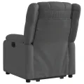 Fauteuil inclinable Gris foncé Tissu