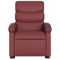 Fauteuil inclinable Rouge bordeaux Similicuir