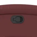 Fauteuil inclinable Rouge bordeaux Similicuir