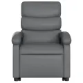 Fauteuil inclinable de massage Gris Similicuir