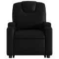 Fauteuil inclinable électrique noir similicuir
