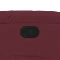 Fauteuil inclinable rouge bordeaux tissu