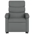 Fauteuil inclinable Gris foncé Tissu
