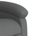 Fauteuil inclinable Gris foncé Tissu