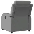 Fauteuil inclinable électrique Gris foncé Tissu