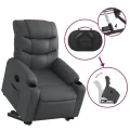 Fauteuil inclinable Gris Similicuir