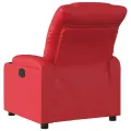 Fauteuil inclinable Rouge Similicuir
