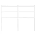 Tête de lit métal blanc 120 cm