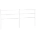 Tête de lit métal blanc 193 cm