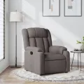 Fauteuil inclinable Taupe Tissu