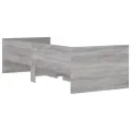 Cadre de lit avec tiroirs sonoma gris 100x200 cm