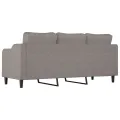 Canapé à 3 places Taupe 180 cm Tissu