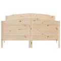 Cadre de lit avec tête de lit 140x200 cm bois de pin massif
