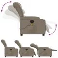 Fauteuil de massage inclinable Cappuccino Similicuir
