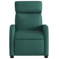 Fauteuil inclinable Vert foncé Tissu