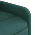 Fauteuil inclinable Vert foncé Tissu